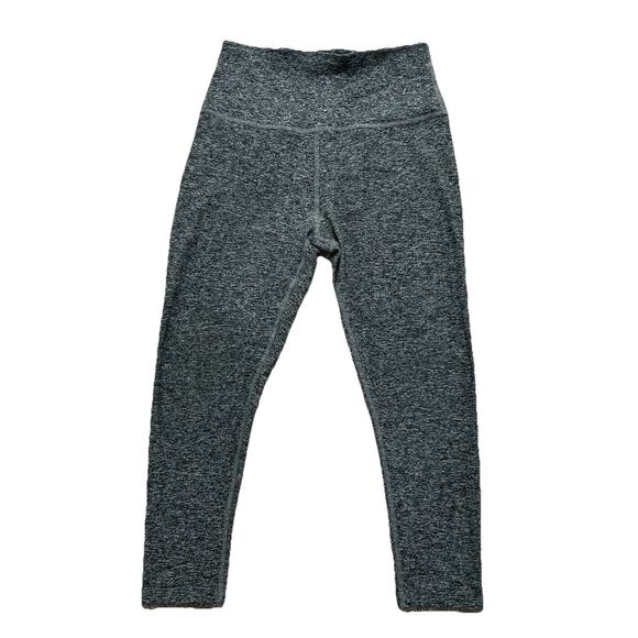 Beyond Yoga High Rise Legging Heathered Gray Women's M Capri length 20.5 Inseam - Picture 1 of 7